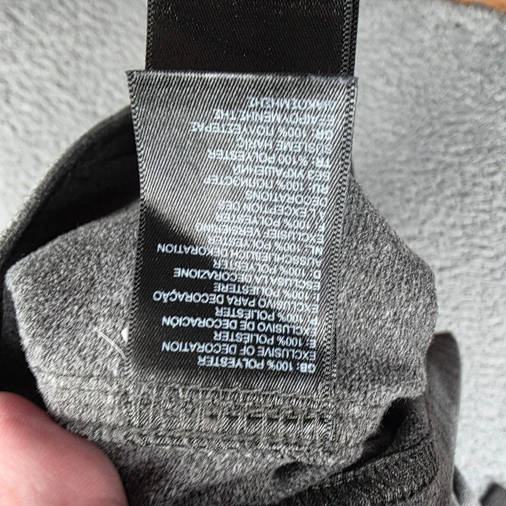 The North Face Mens 1/4 Zip Pullover‎ Grey Black Small